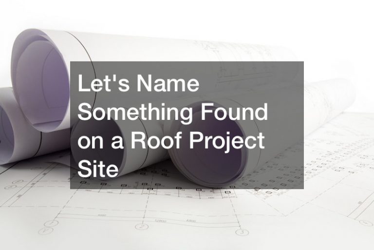 Lets Name Something Found on a Roof Project Site