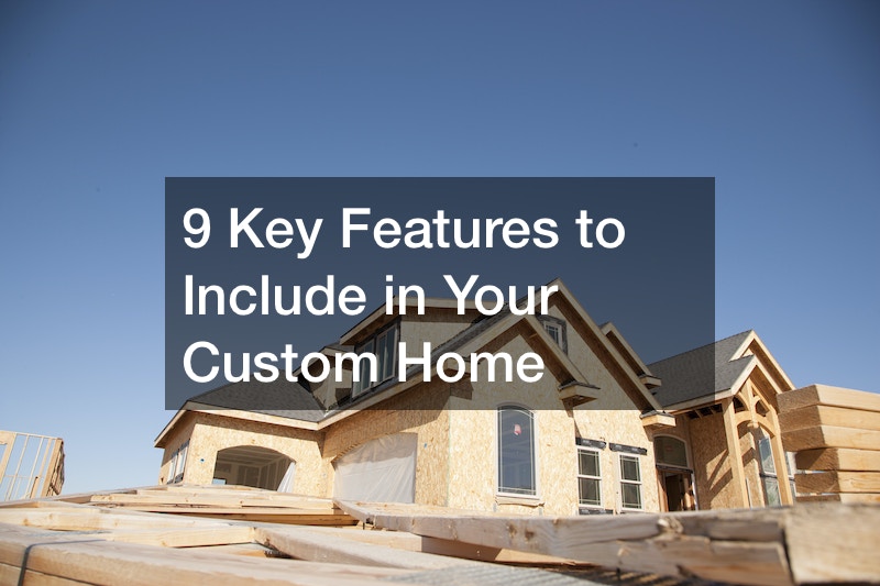custom home features list