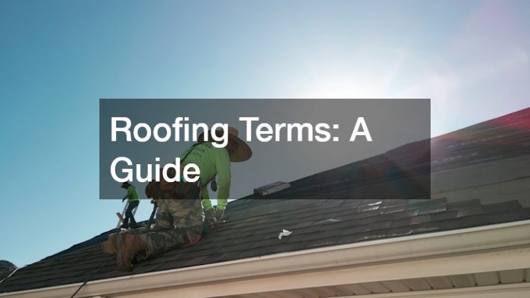 Roofing Terms: A Guide